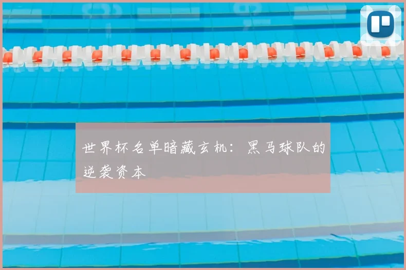 世界杯名单暗藏玄机:黑马球队的逆袭资本