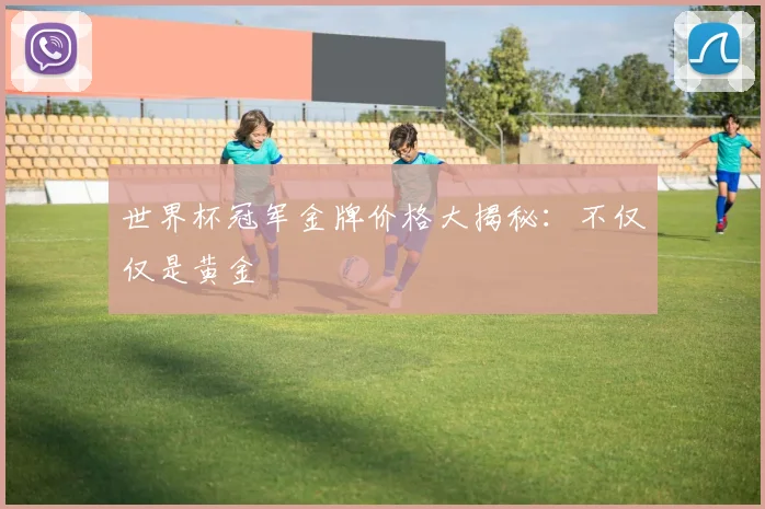 世界杯冠军金牌价格大揭秘:不仅仅是黄金
