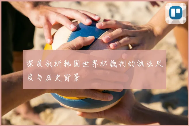 深度剖析韩国世界杯裁判的执法尺度与历史背景